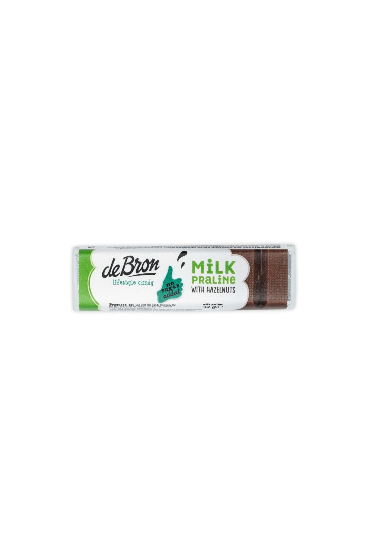De Bron Praline al Latte con Nocciole 42g