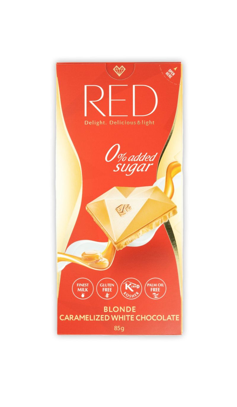 RED Blonde Caramelized White Chocolate 85g